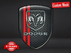Dodge Etiqueta Impermeable Máximo Duradero Estilo Pro Diseño